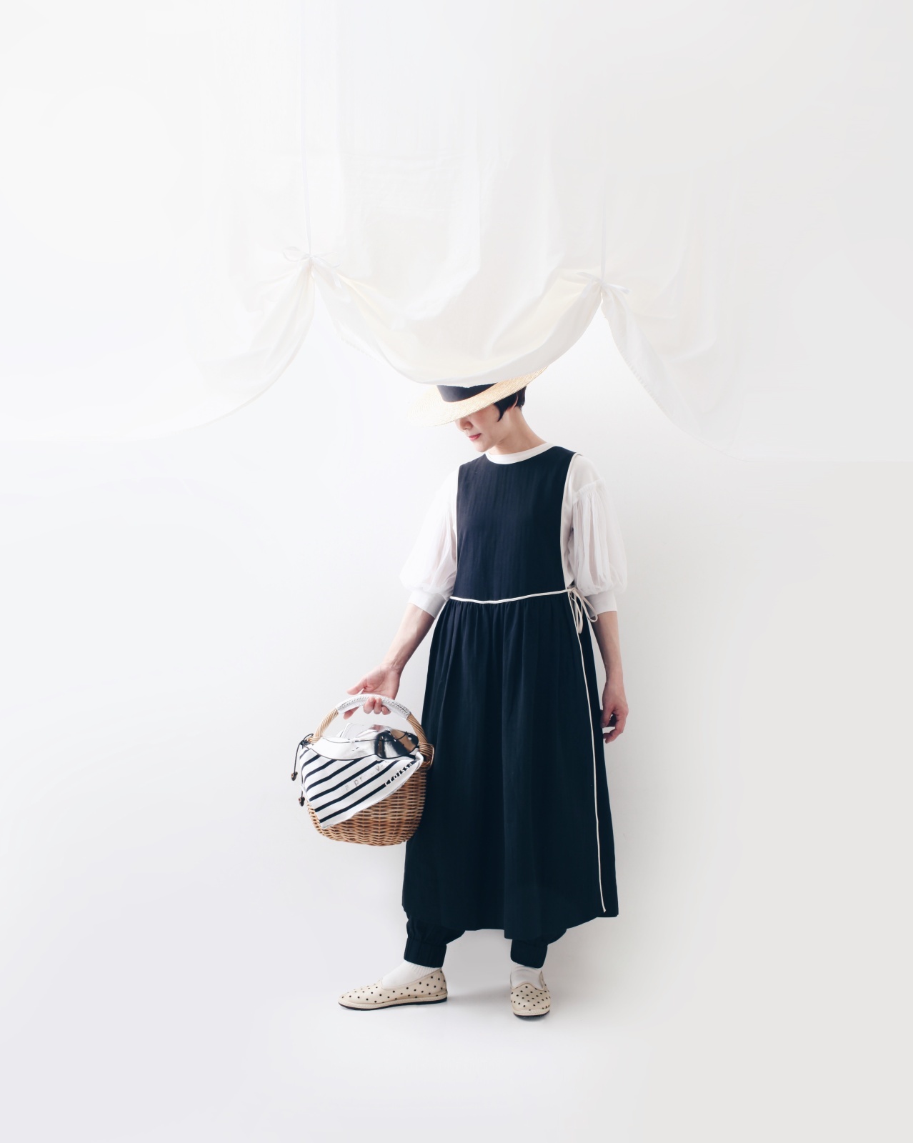 Velvet Basket ベルベットバスケット 大森伃佑子×3 ET DEMI エプロン