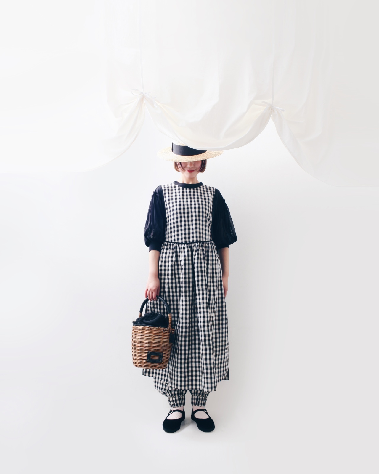 Velvet Basket ベルベットバスケット 大森伃佑子×3 ET DEMI エプロン