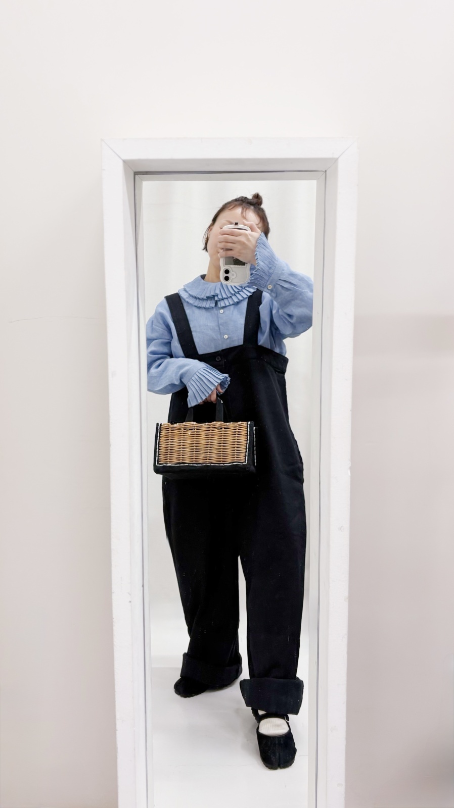 Yarmo ヤーモ Hight Rise Brace Trousers