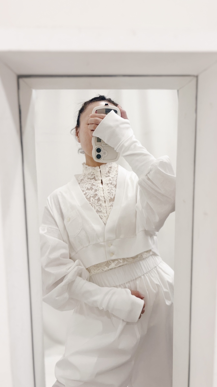 rosemunde ロサムンド RWDelicia SL Lace Top 5751