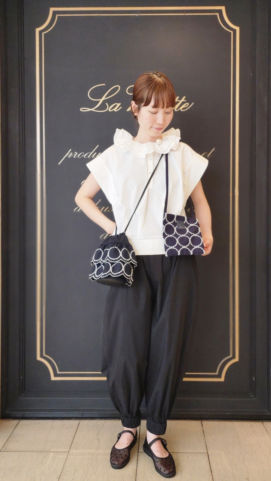 mina perhonen ミナぺルホネン tambourine pocket bag
