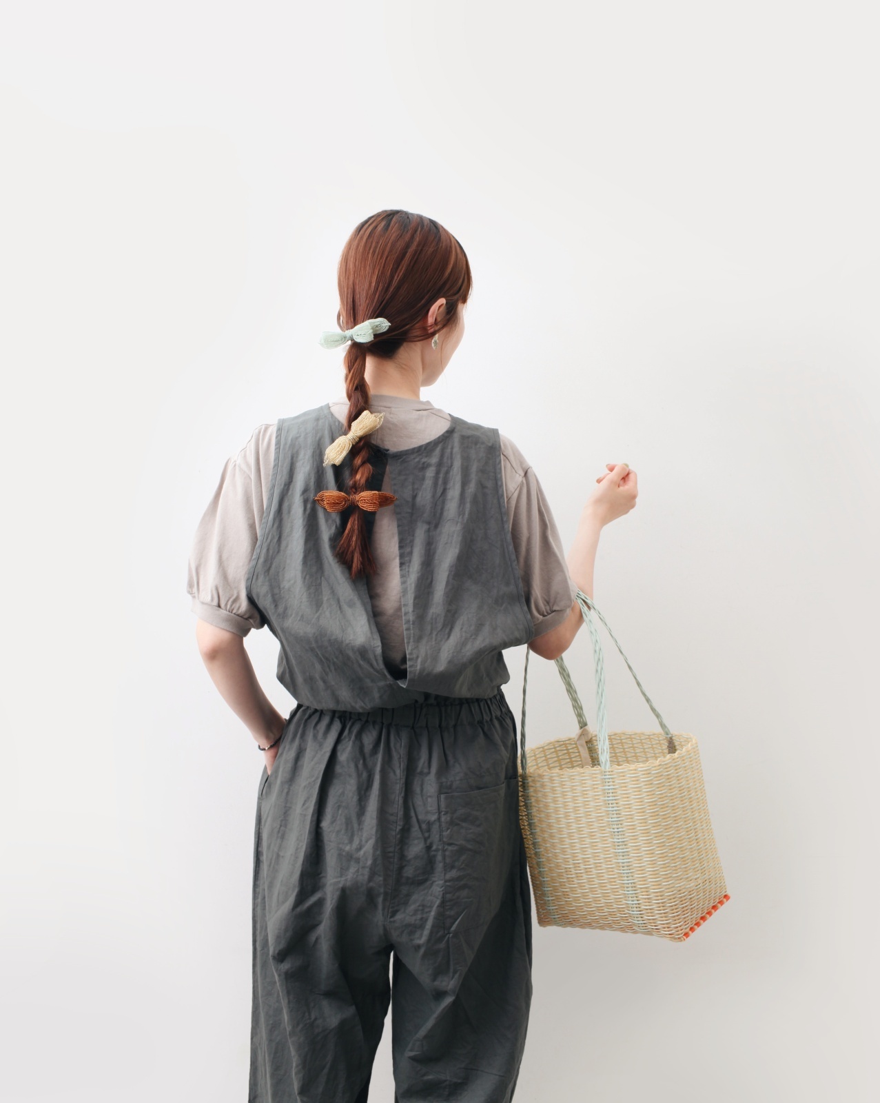 homspun ホームスパン 30/-天竺 クルーネック半袖PO