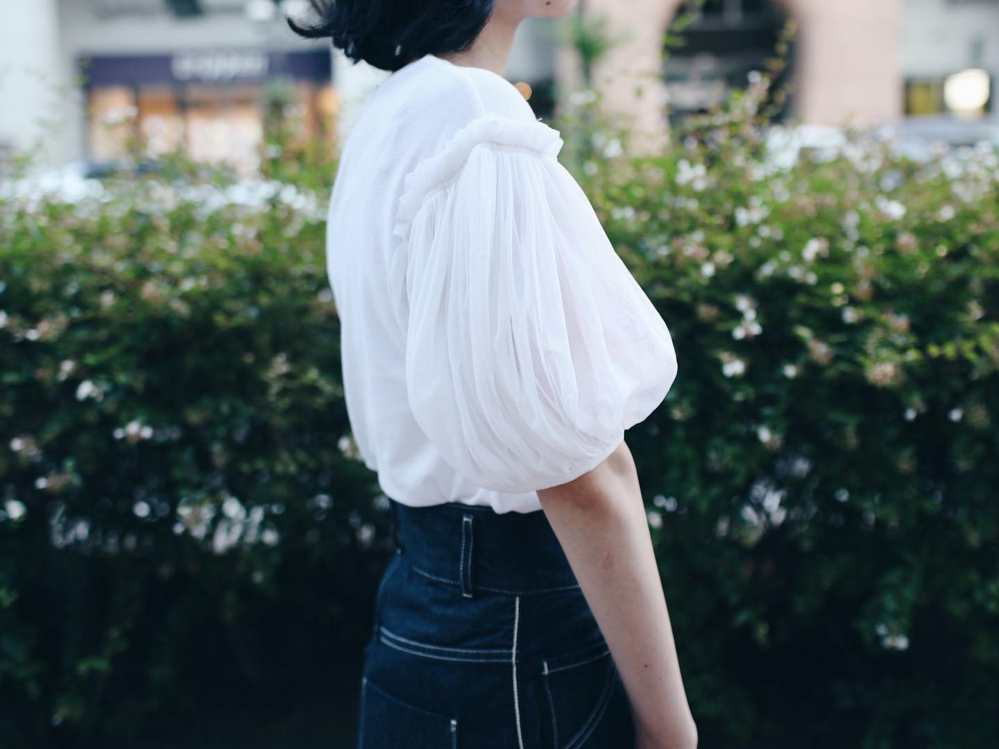 ANTIPAST アンティパスト Cotton Frice T-Shirts With Mesh Sleeves 