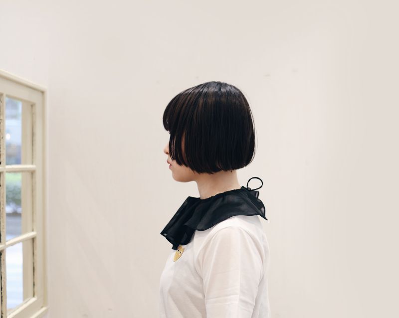 Wanderclad etc.. ワンダークラッド Big Ruffle Collar Organza