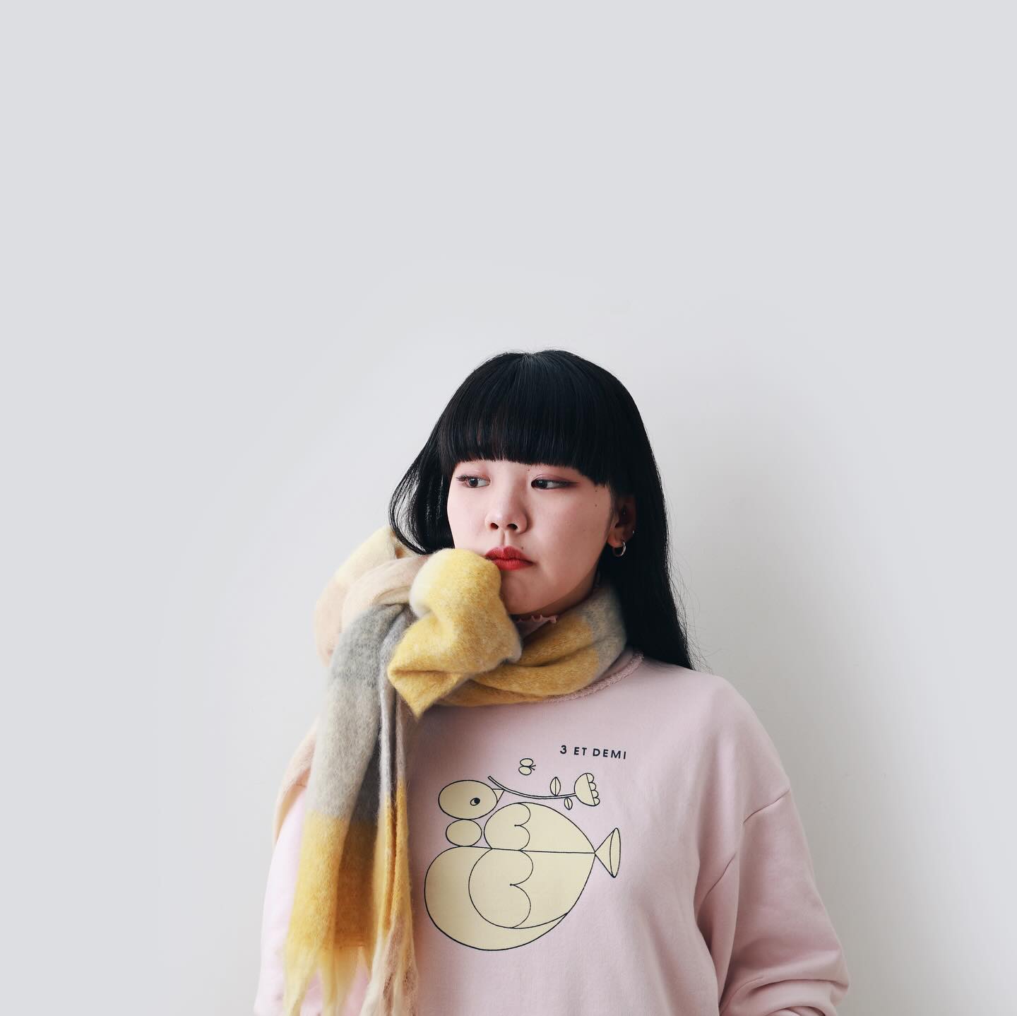mina perhonen / ミナペルホネン | 25th anniversary 別注アイテム La trompette de la joie. プルオーバー | 40 | ピンク | レディース mina perhonen ミナぺルホネン 25th anniversary 別注アイテム rLa