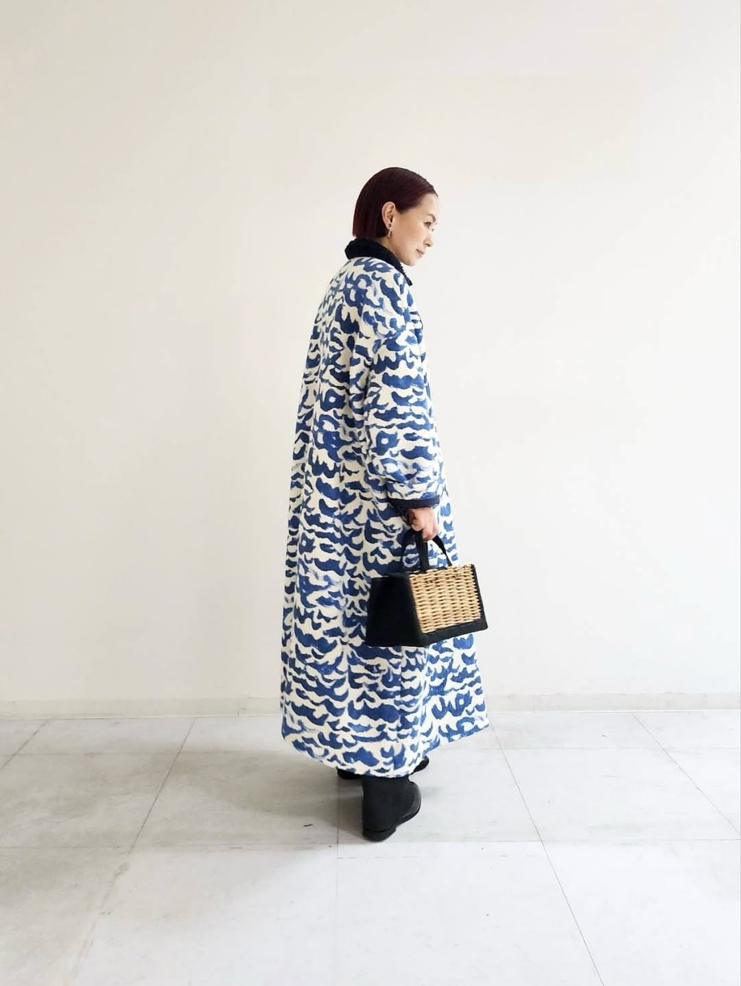 mina perhonen ミナぺルホネン sea sky クルーネックコート