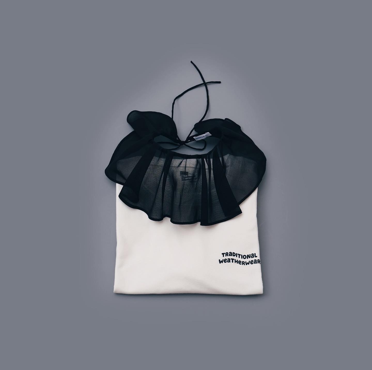Wanderclad etc.. ワンダークラッド Big Ruffle Collar Organza