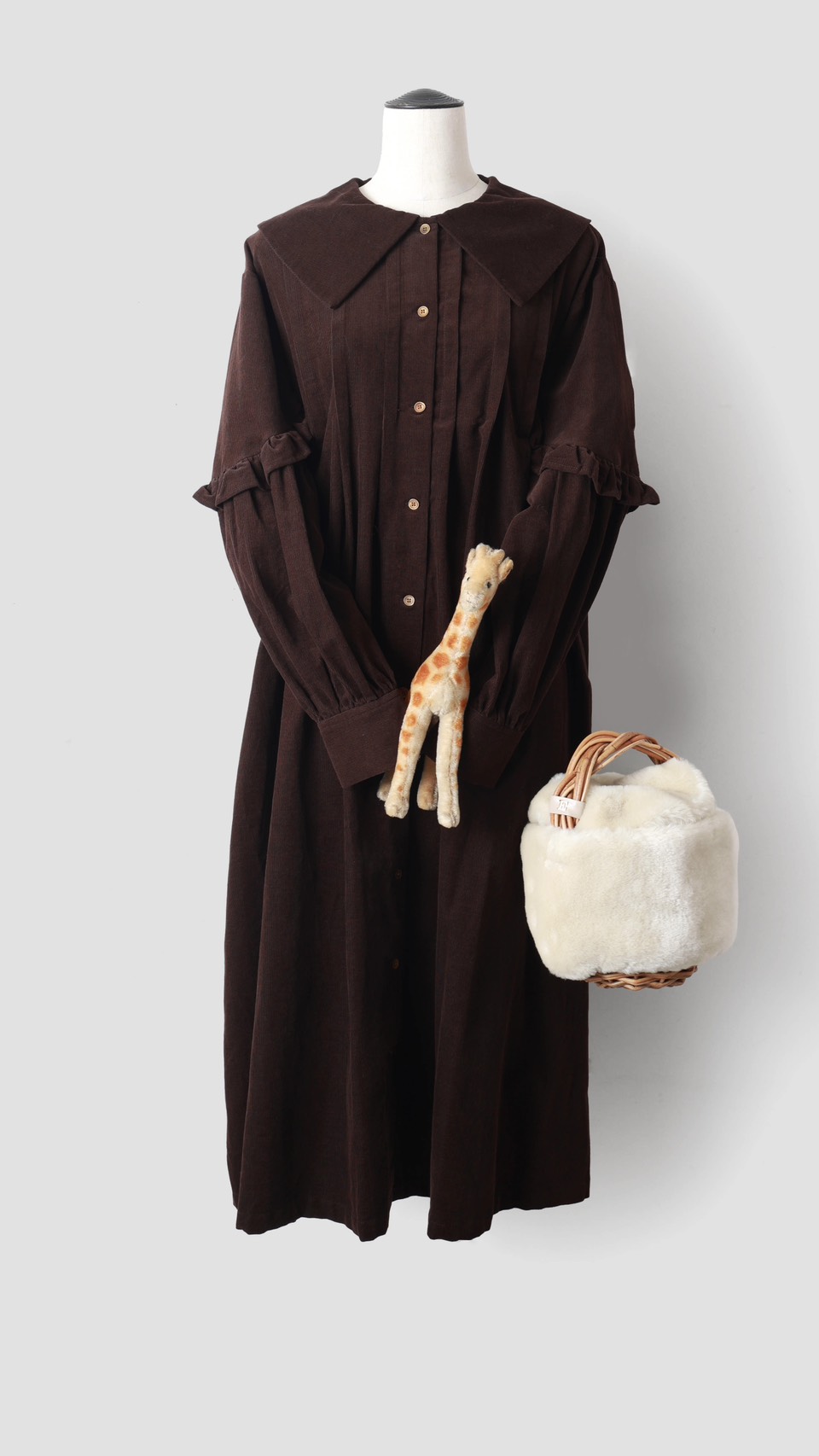 現行品　fig london Carol mini dress fig London フィグロンドン shirt corl dress