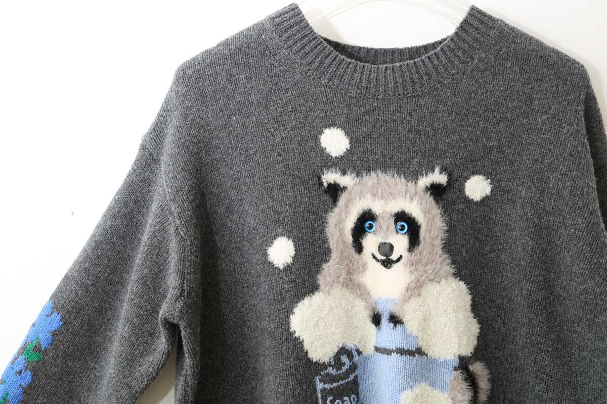 大人気完売！アライグマニット ミュベールMUVEIL 【公式通販】