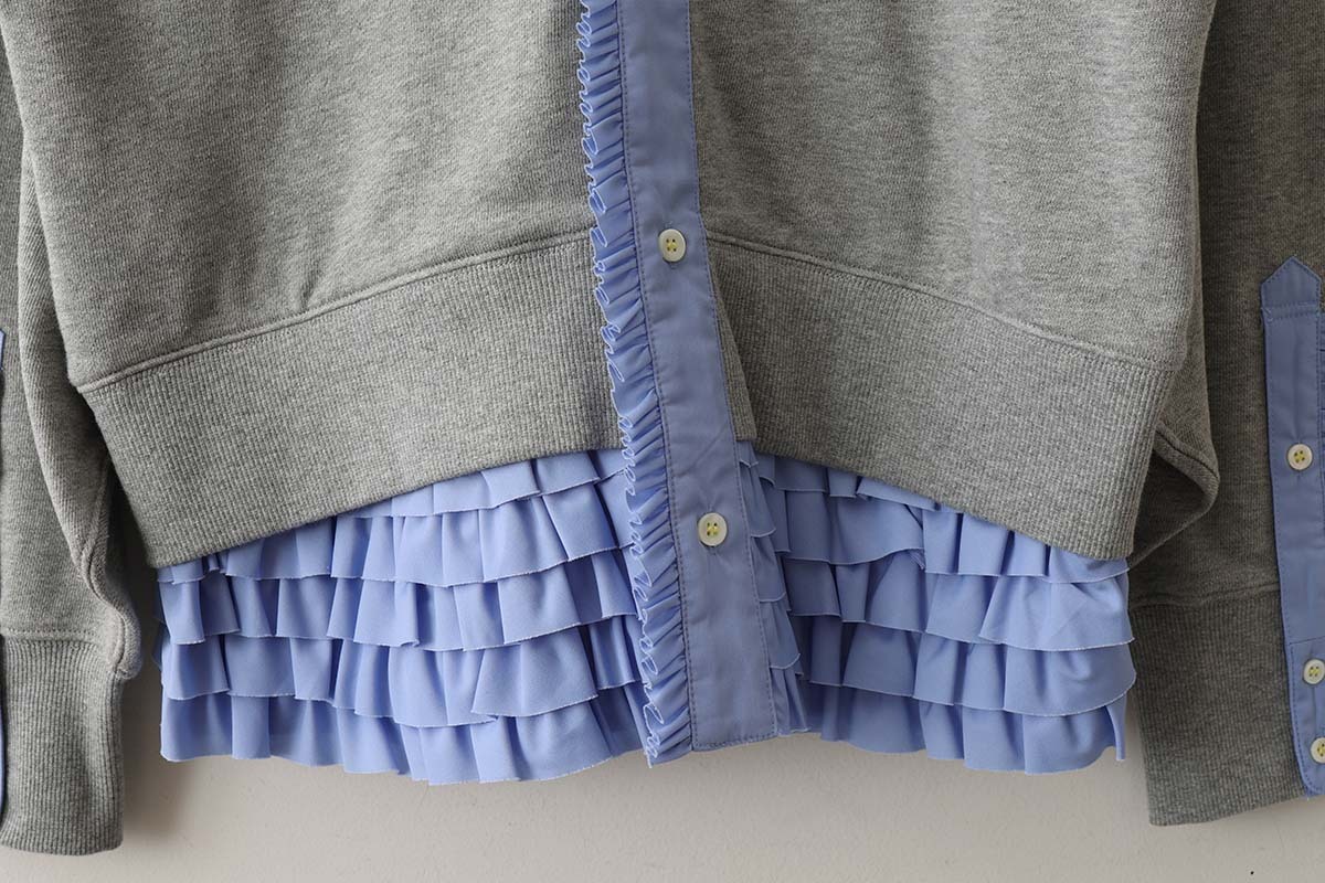 muveil シャツレイヤードプルオーバー MUVEIL(ミュベール) シャツレイヤードプルオーバー - YAMAROKU