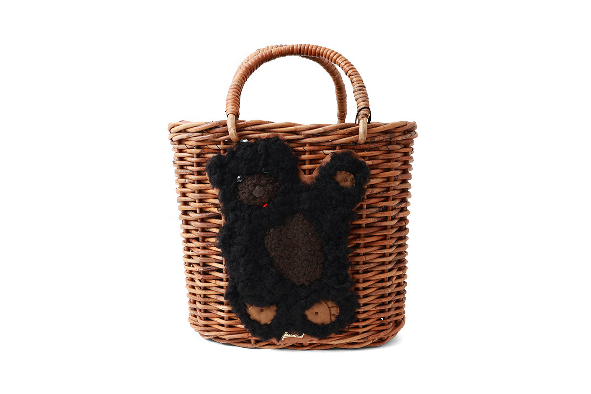 ミュベール　ねこかごバッグ MUVEIL シュナウザーカゴバッグ | KOKO