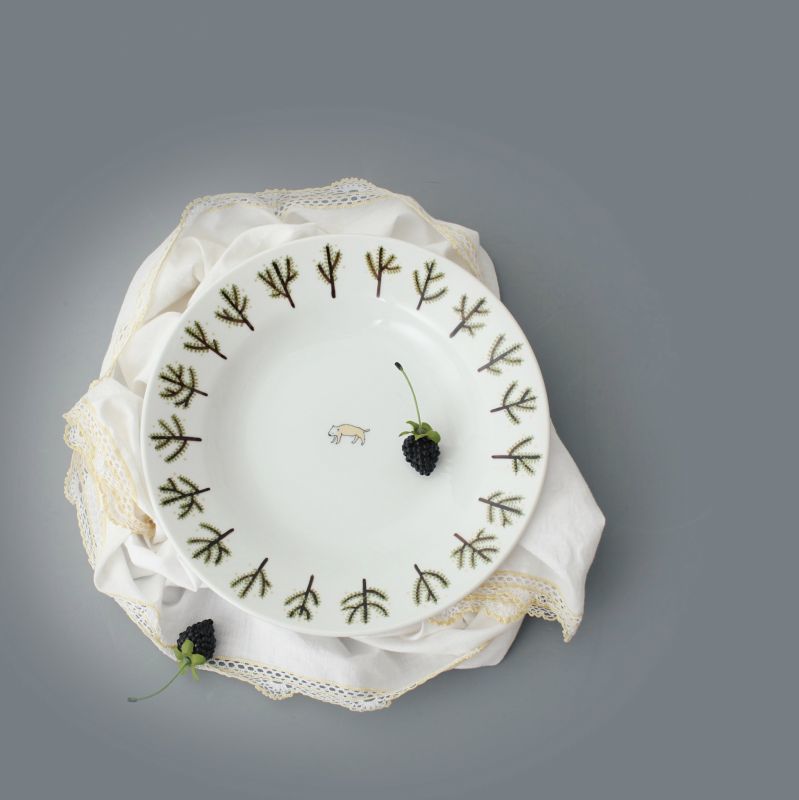 ミナペルホネン Remake tableware Deep Plate リトルトリップ
