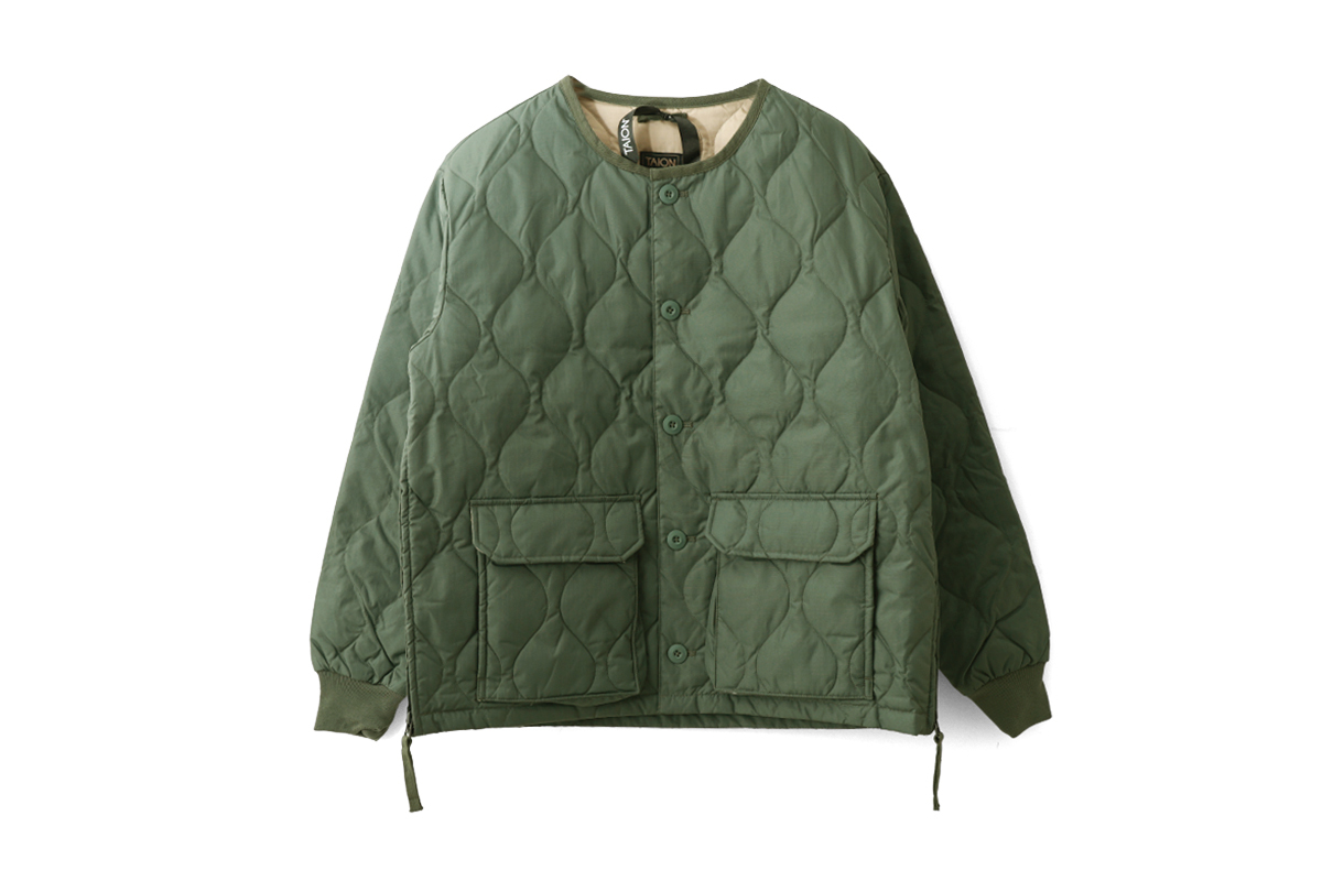 TAION タイオン ミリタリー オーバーカーディガン