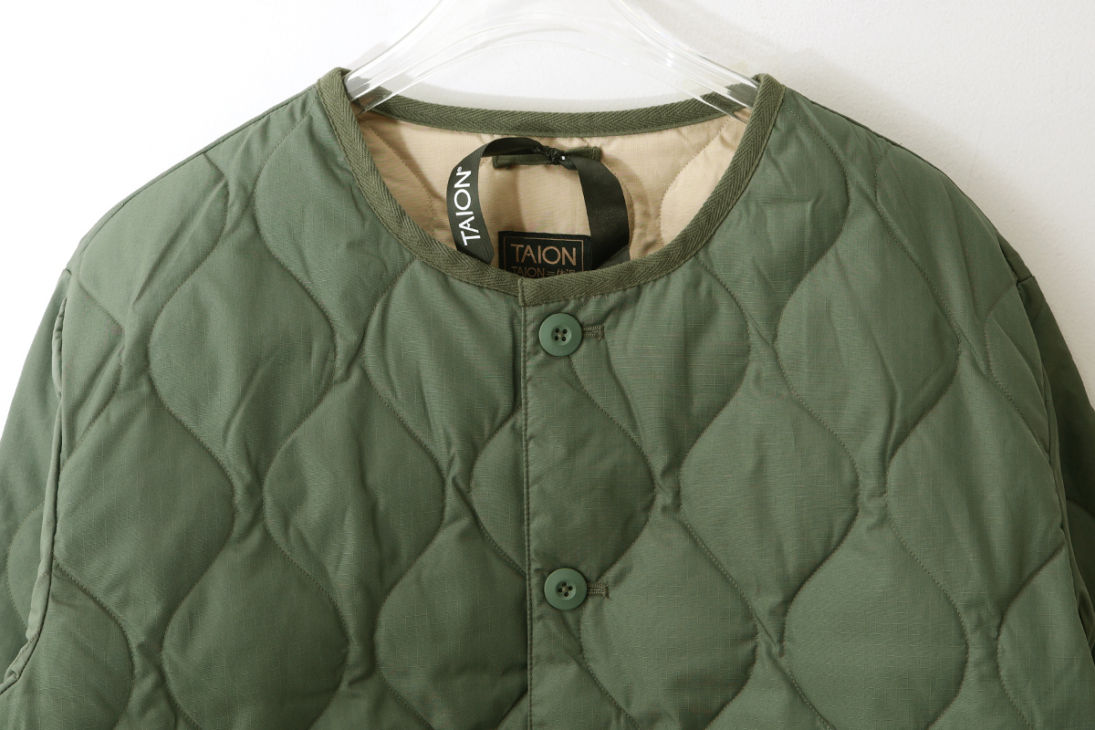 TAION タイオン ミリタリー オーバーカーディガン