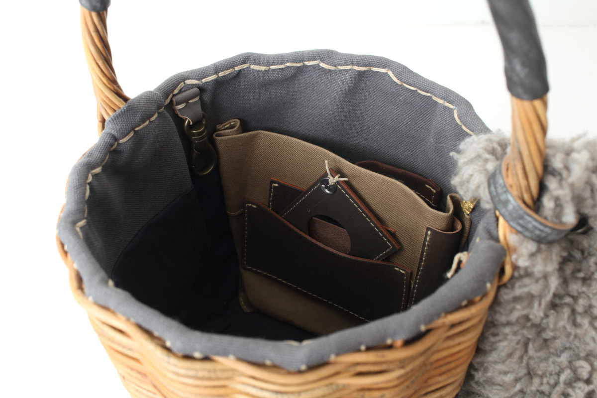 ebagos チョコボール　カゴバック　ブラックレース　エバゴス付属品はミラーと保存袋です