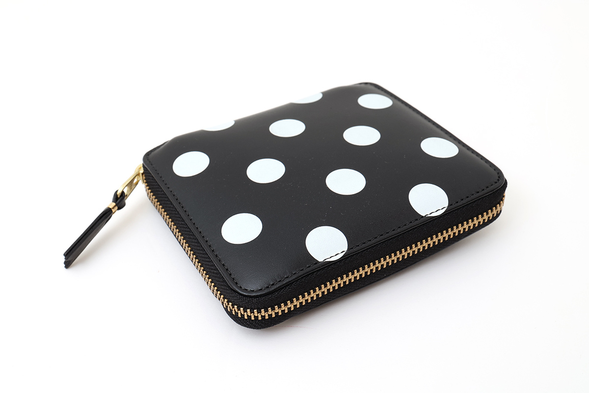 COMME des GARCONS Wallet dots printed