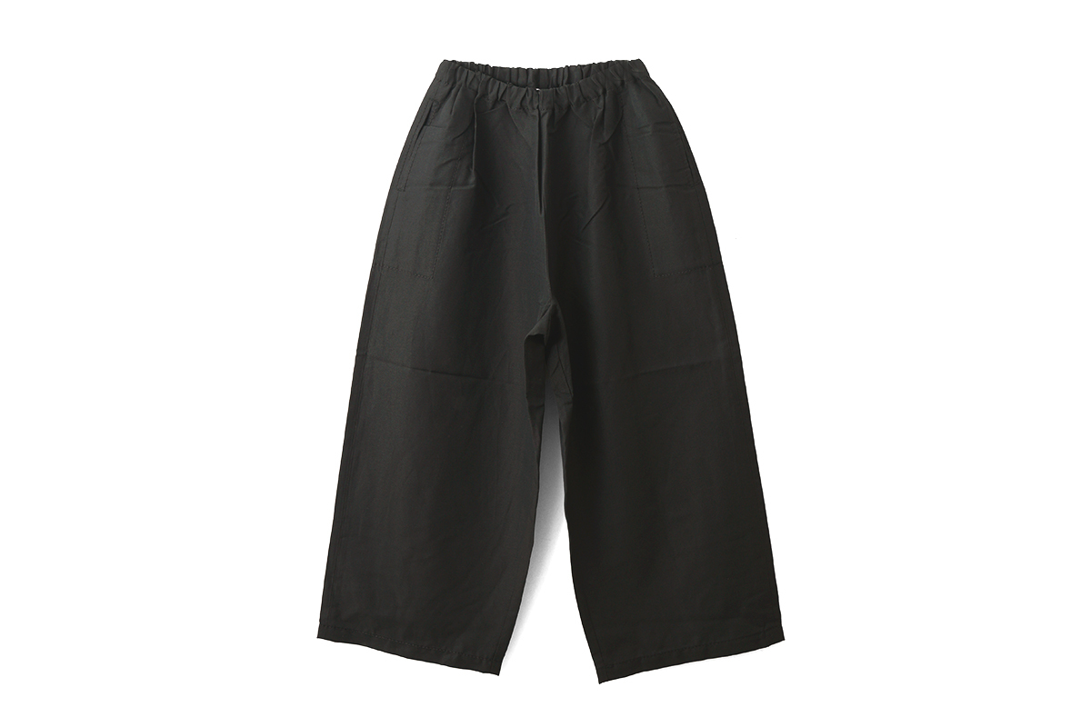 ホームスパン homspun  ウールパンツ　黒 またまたブラックのみですが再入荷** homspun ホームスパン