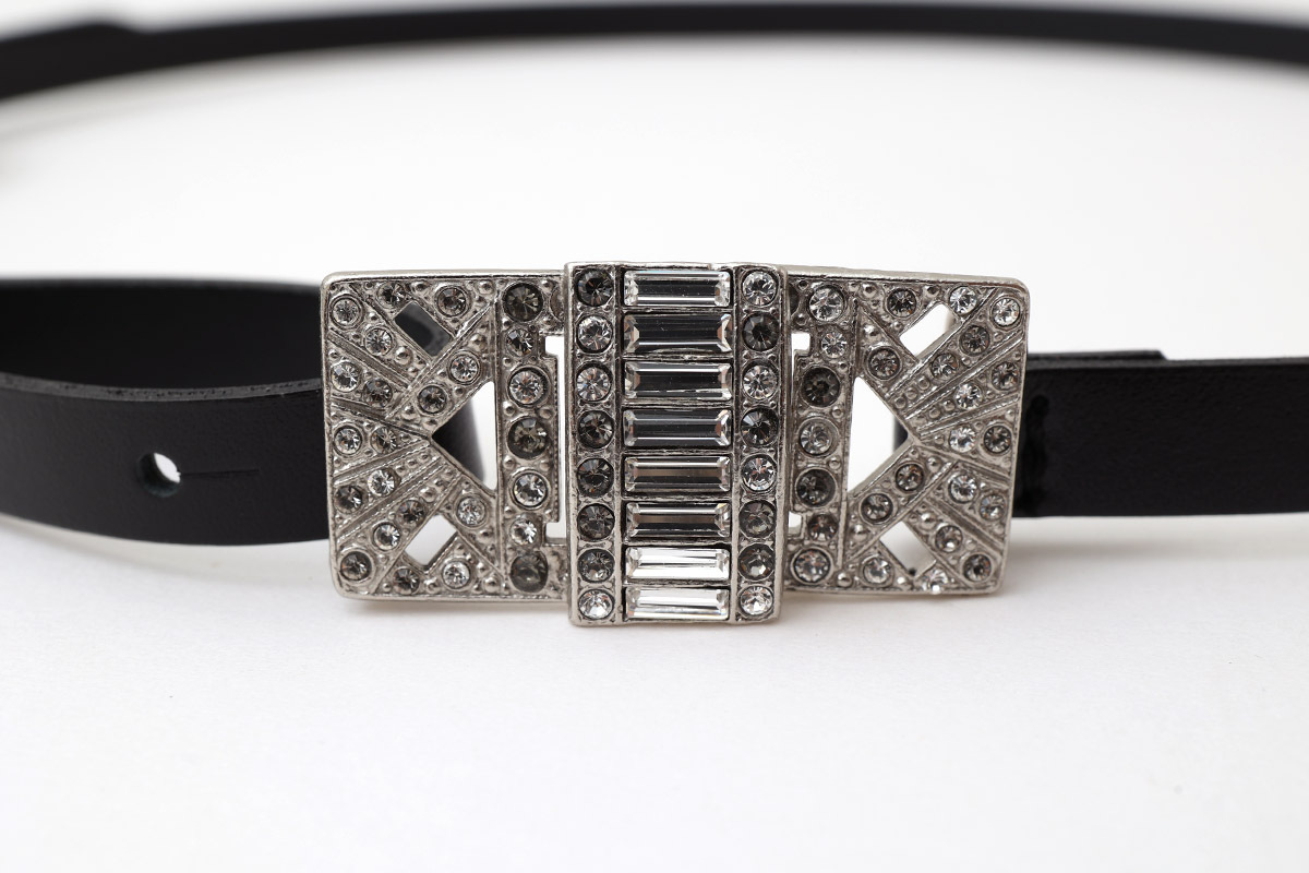 別注!! ribbon leather belt (SV:15)