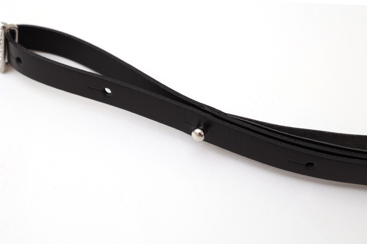 leur logette ルールロジェット 別注!! ribbon leather belt