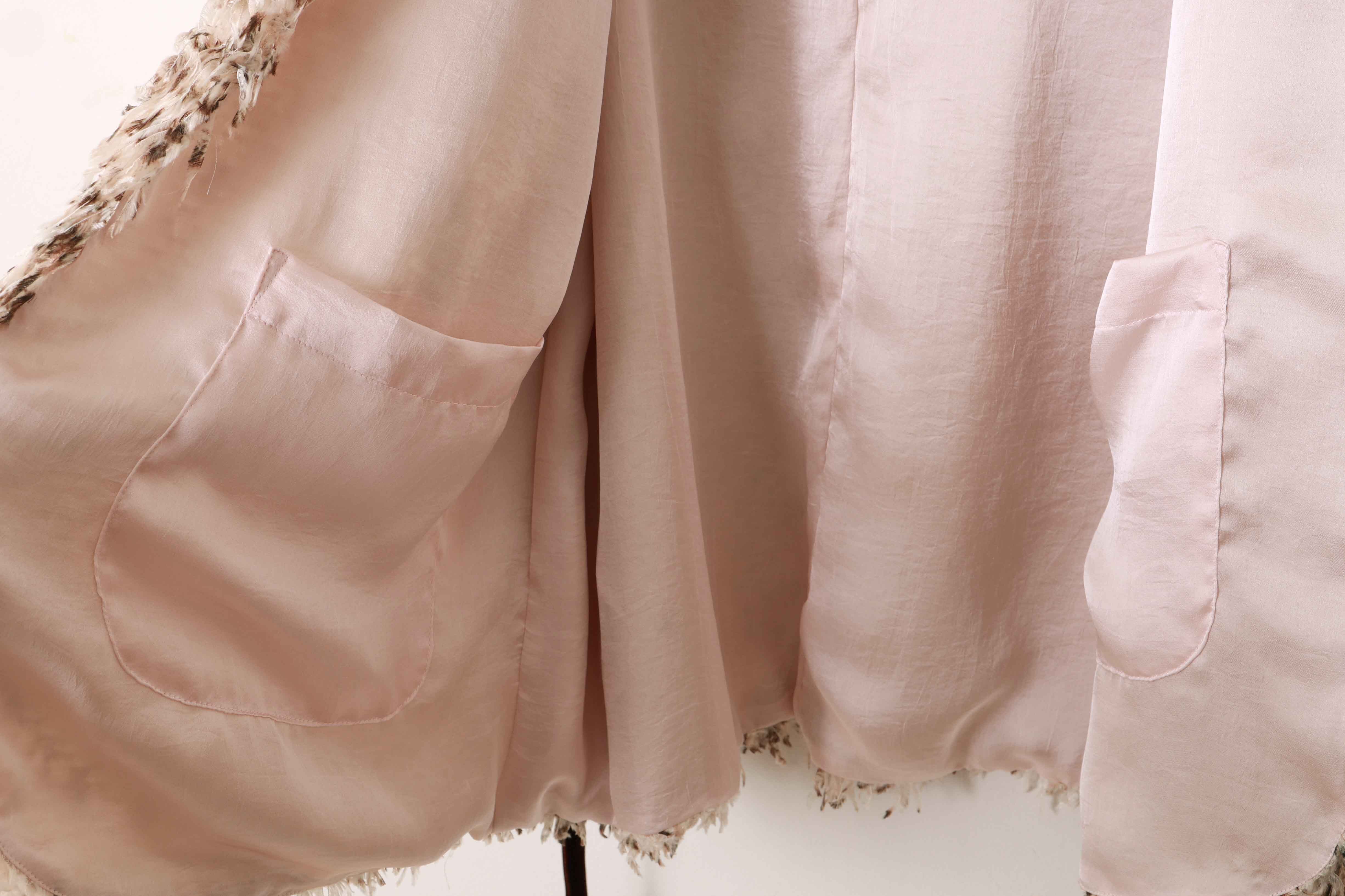 leur logette ルールロジェット paint fringe jacket