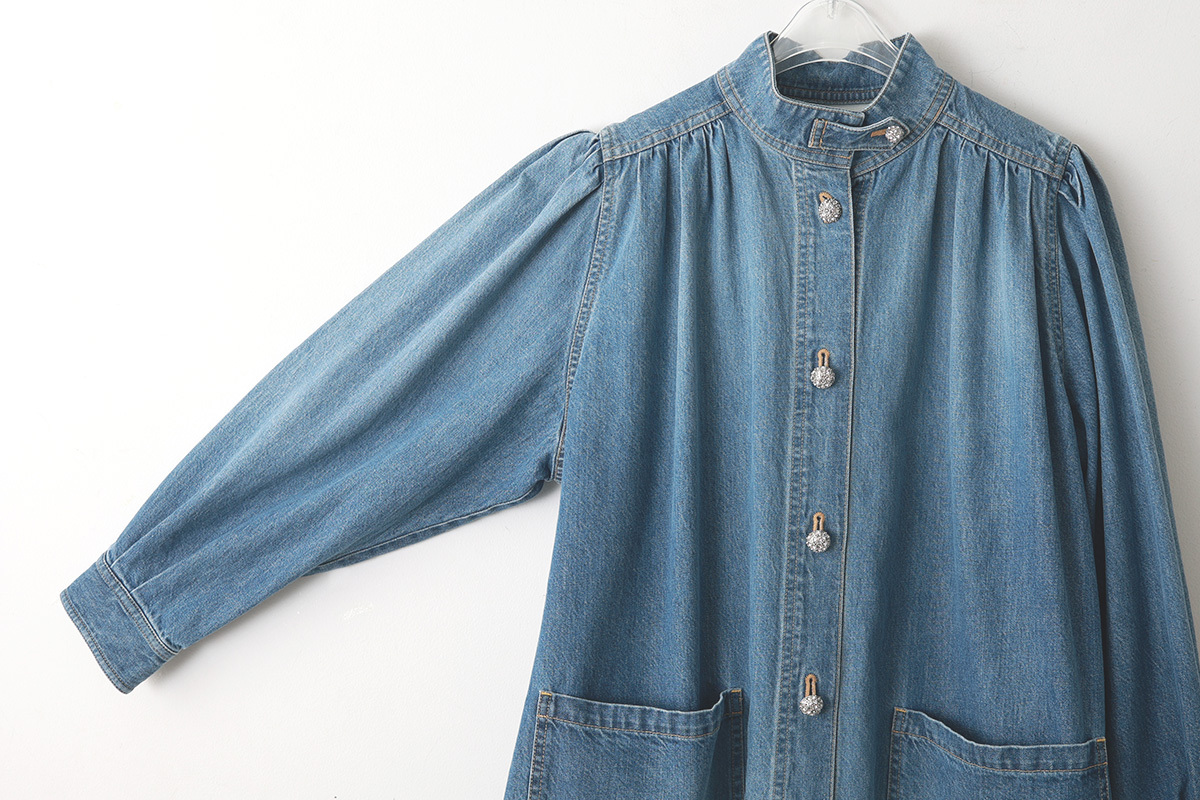 【美品】leur logette (ルール ロジェット)ビジューデニムジャケット leur logette ルールロジェット 10oz denim jacket