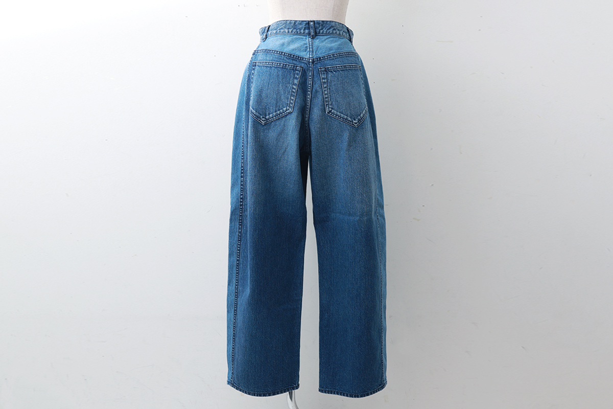 leur logette ルールロジェット 12oz denim pants with bijou