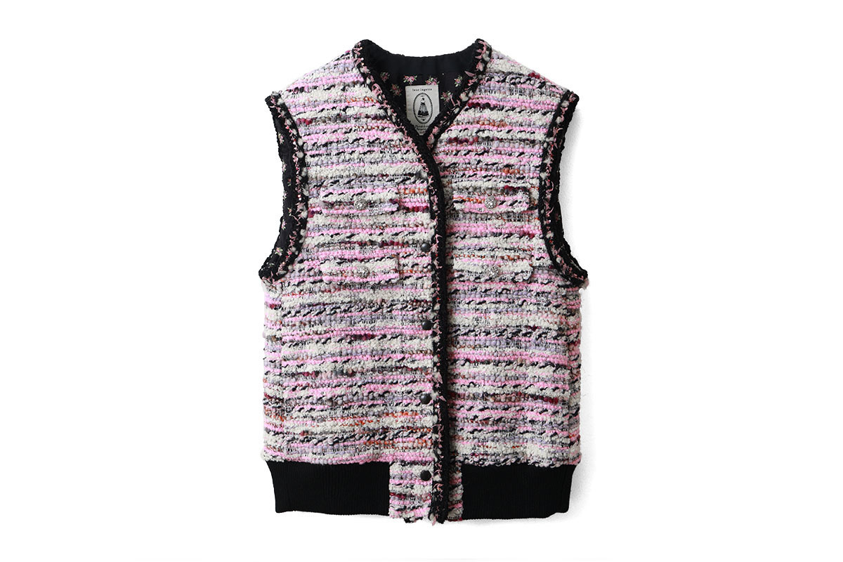 leur logette ルールロジェット candy tweed vest