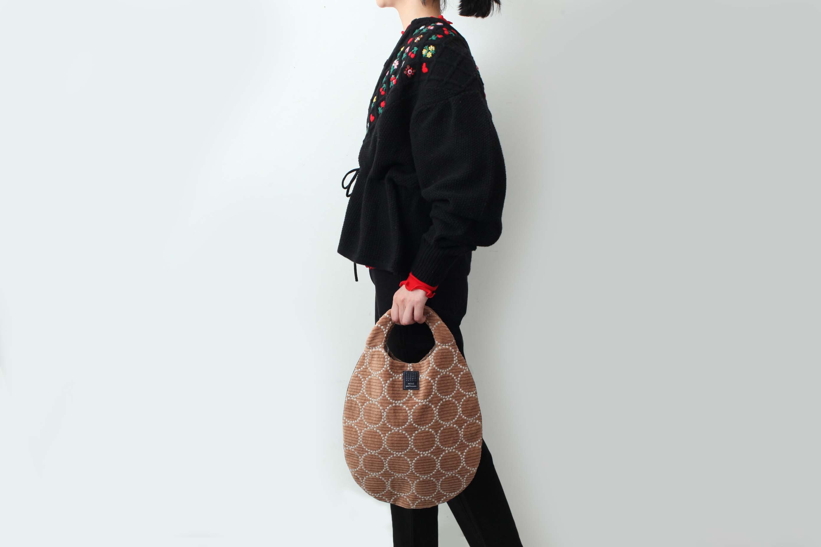 ◎ tambourine egg bag（ZA9195:BR）