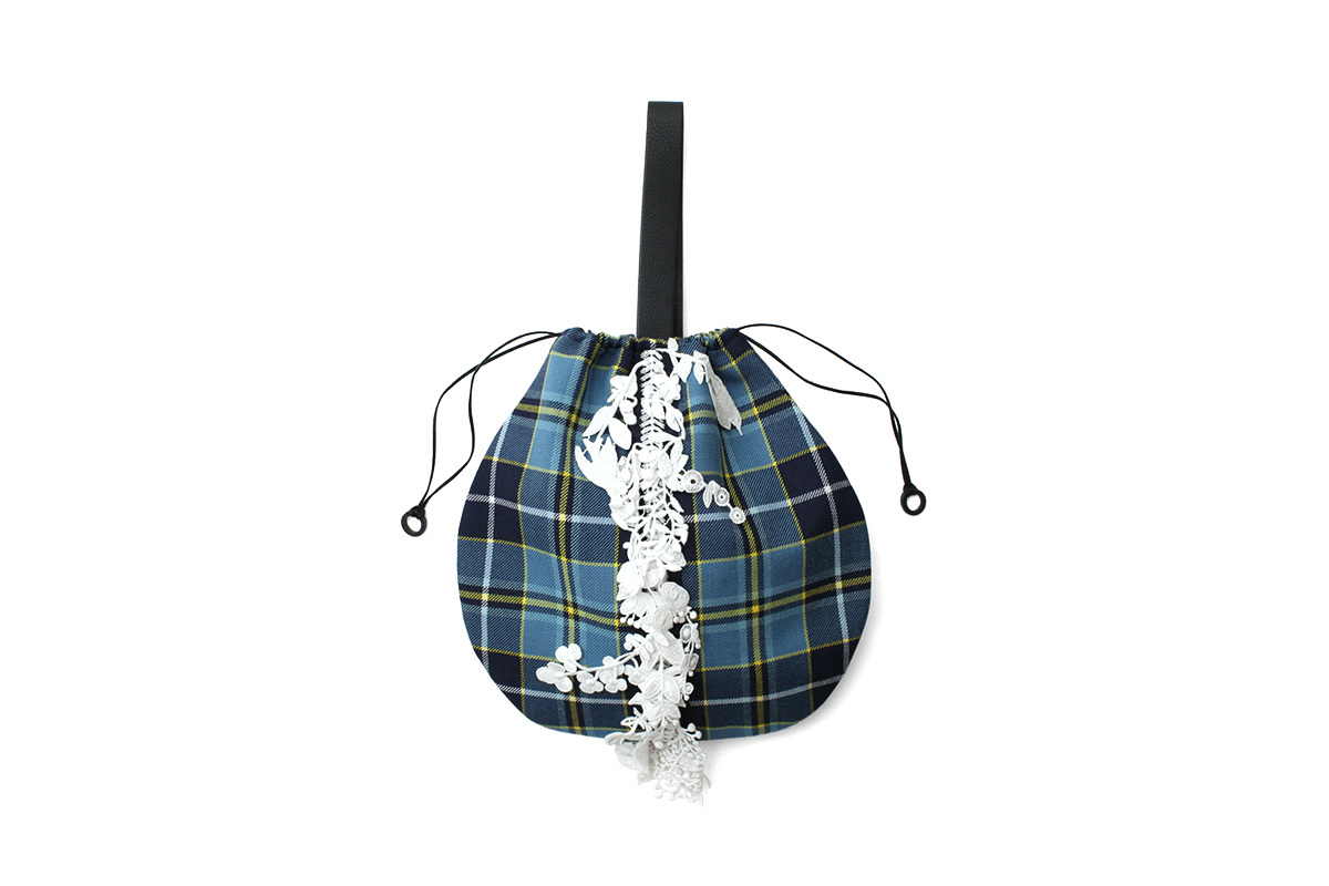 mina perhonen ミナペルホネン tartan drop bag