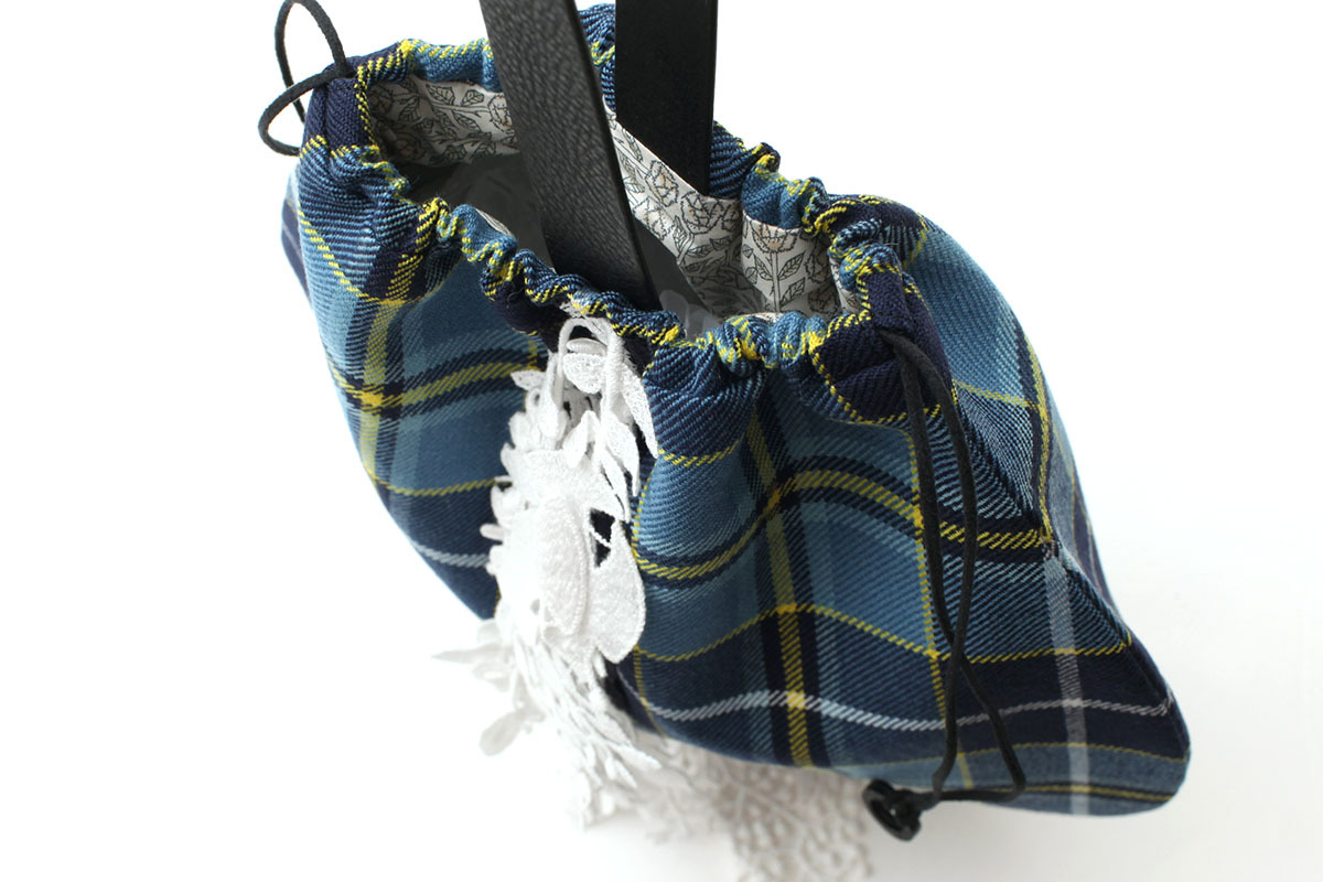 mina perhonen ミナペルホネン tartan drop bag