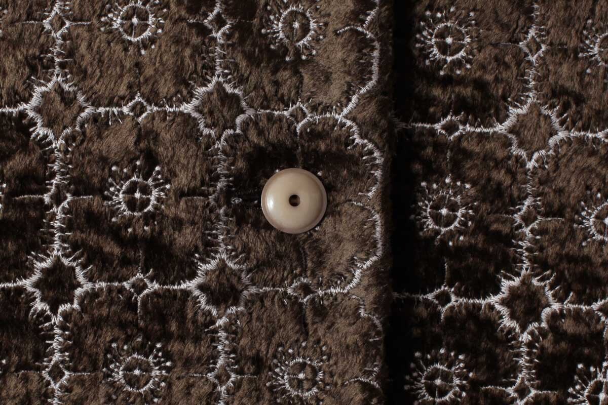 mina perhonen anemone ベルベット　コート mina perhonen anemone コート - ミナペルホネン正規取扱店