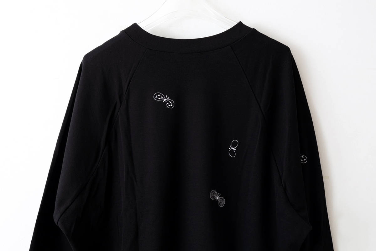 信頼】 mer perhonen mina カットソー 38 black Tシャツ/カットソー