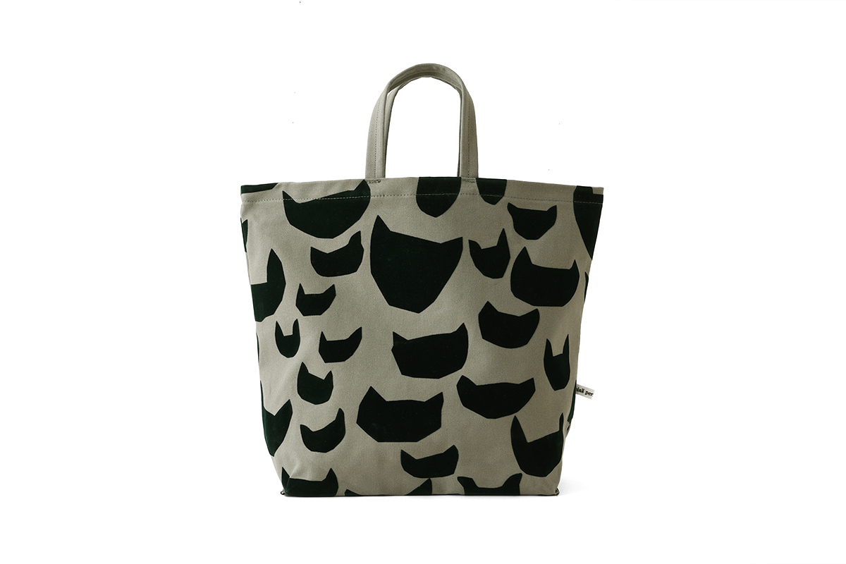 anone-anone tote bag 中 (ABS9585:GY)