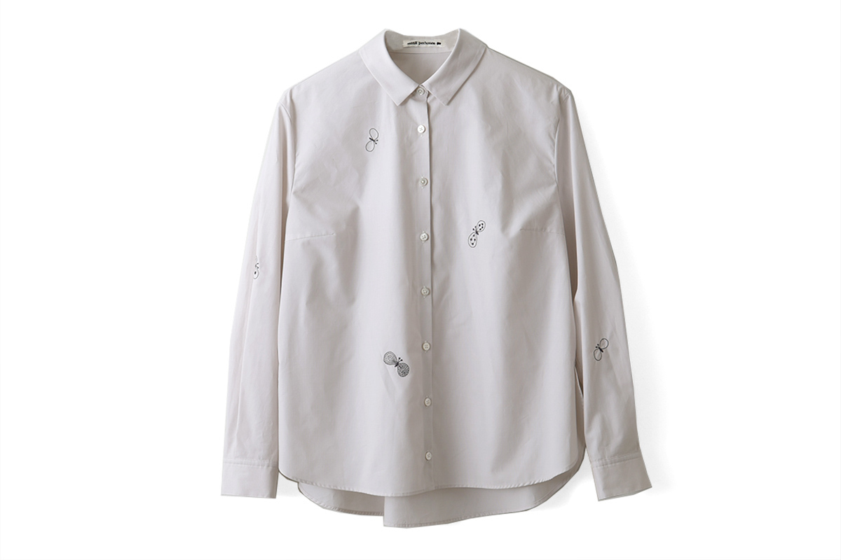 mina perhonen lolo ブラウス 美品✨ミナペルホネン LOLO 総柄 シルク