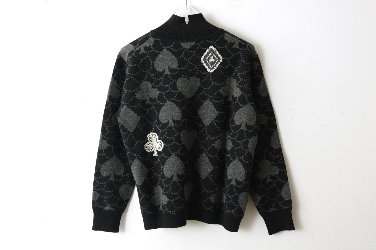 mina perhonen  diamond ニット38 mina perhonen ミナぺルホネン forest card ニットプルオーバー