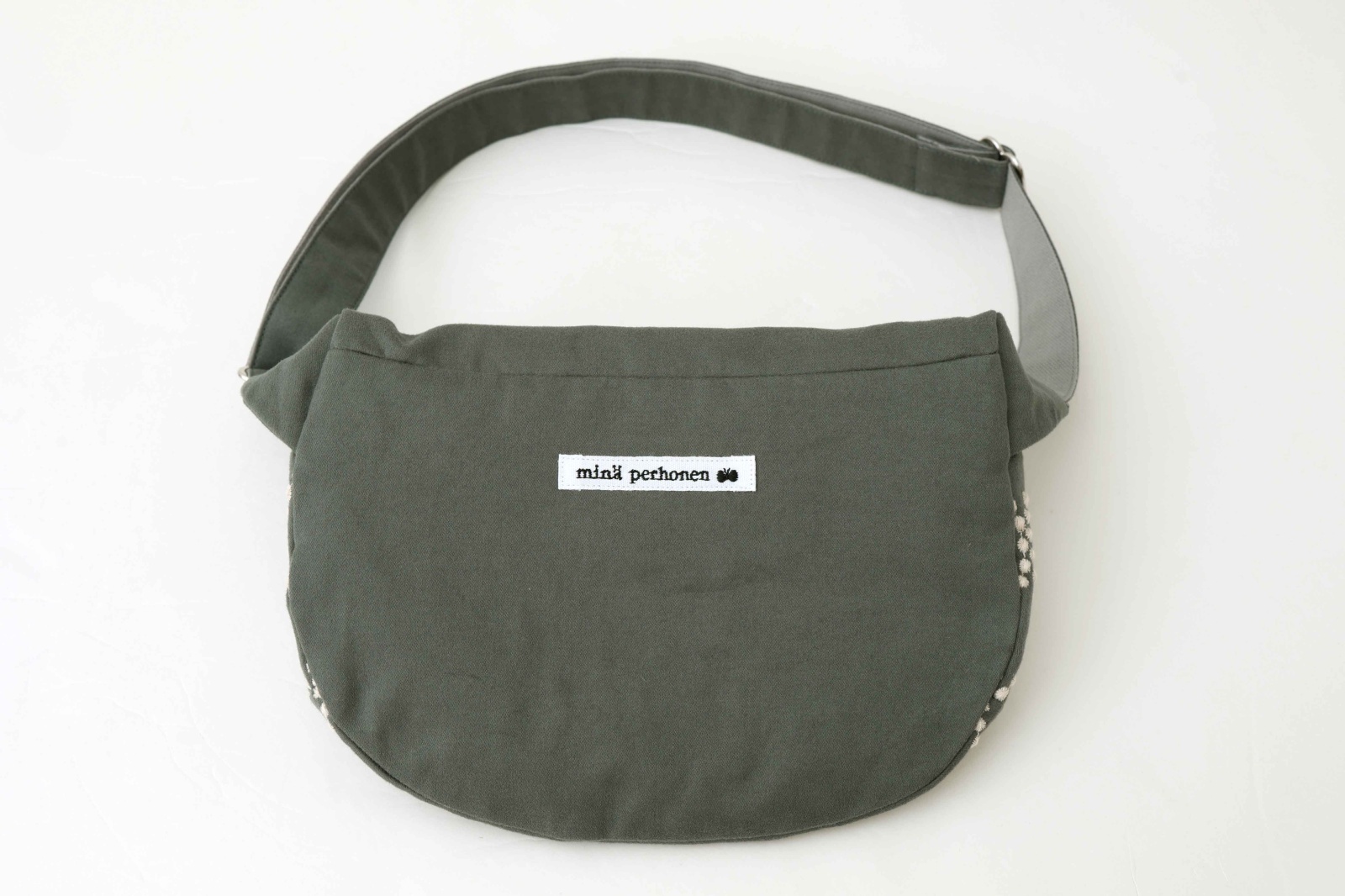 ミナペルホネン　キッズ　tambourine copains bag グレー mina perhonen ミナペルホネン 子供服 tambourine copains bag