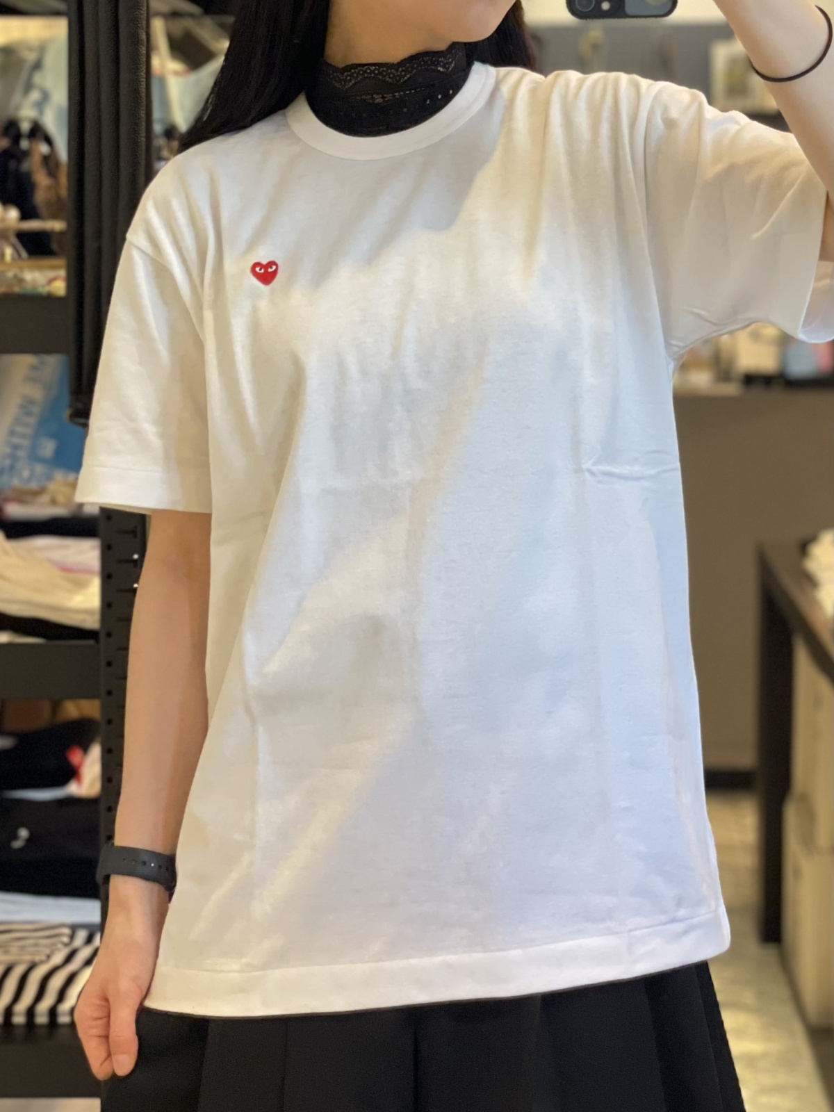 PLAY COMME des GARCONS 【Men's 】PLAY T-SHIRT SMALL RED HEART