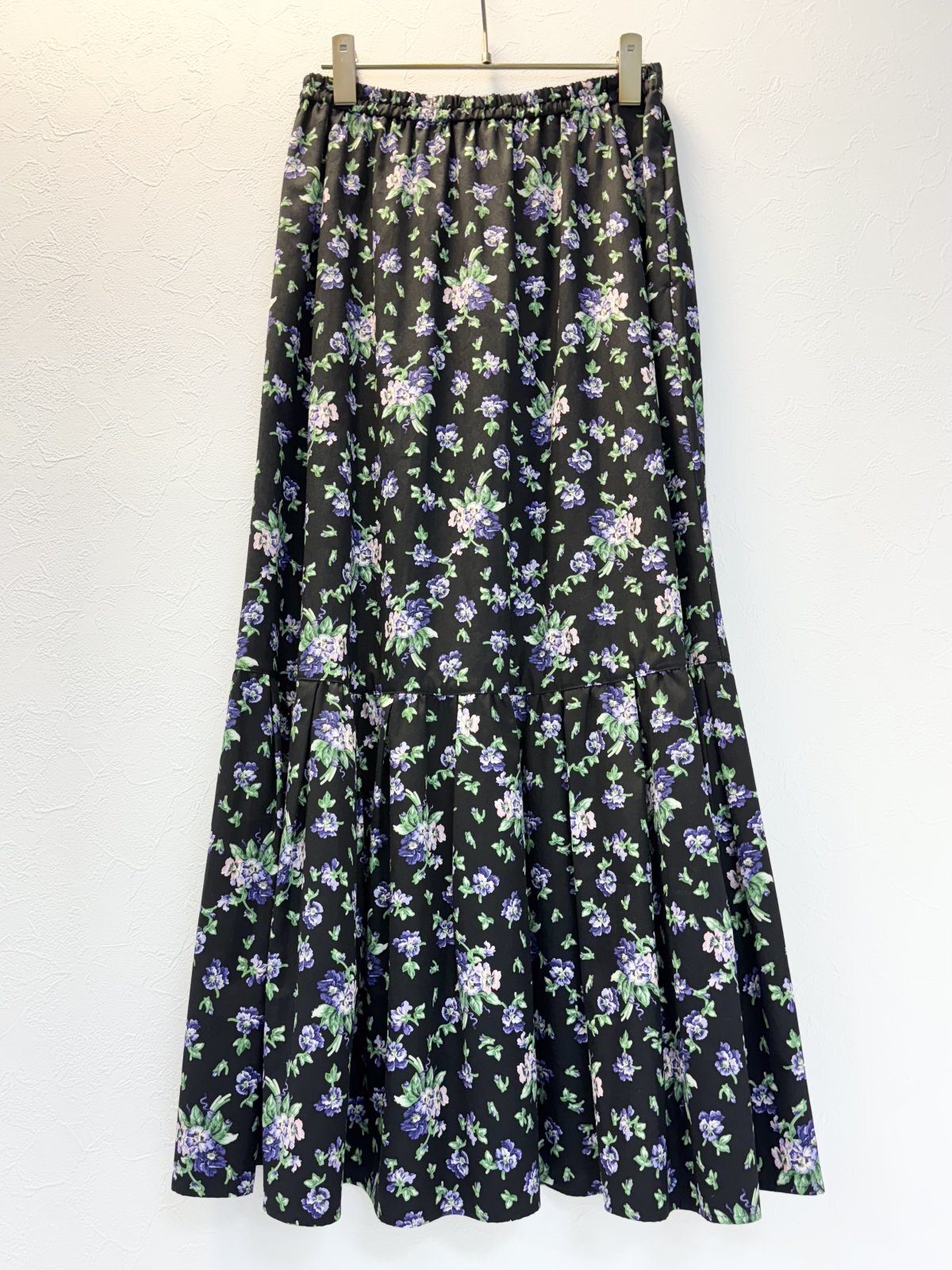 ルールロジエット　スカート leur logette ルールロジェット 別注!! print gather skirt